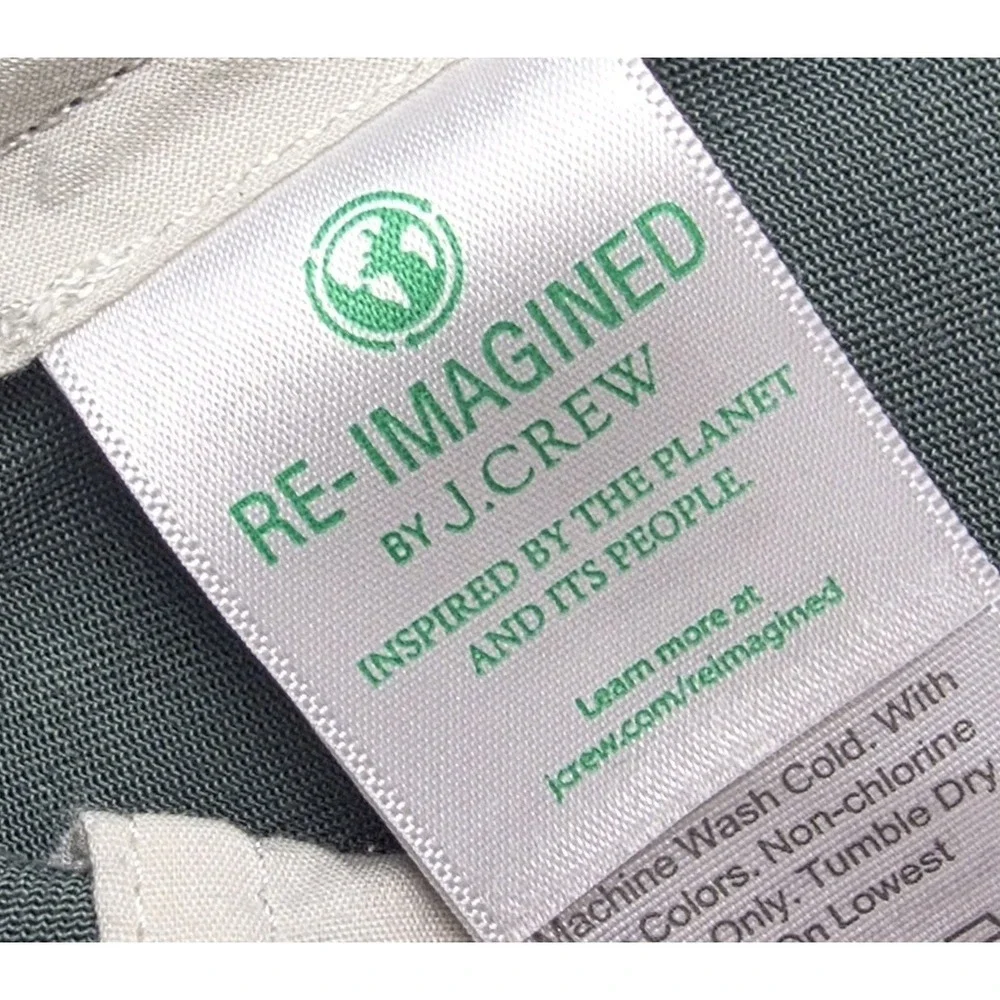 J. Crew Khaki Green Flat‎ Front 9 inch Inseam Chino Shorts Men's Size 30